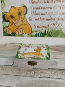 Set Tavita Mot Personalizata- Simba Regele Leu