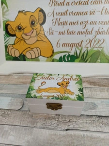 Set Tavita Mot Personalizata- Simba Regele Leu