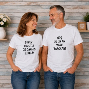 Set tricouri Moasa si Mosu -aniversare 1 an