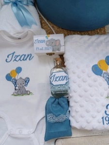 Set trusou botez Elefantel cu baloane,13 piese