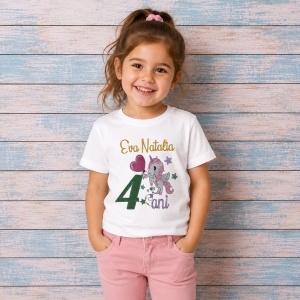 Tricou aniversar Unicorn, bumbac 100 %