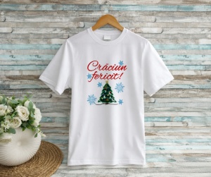 Tricou personalizat Craciun fericit !