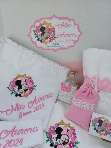 Trusou botez Minnie roz