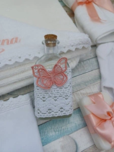 Trusou botez personalizat Girafa, 9 piese
