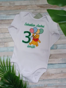 Body personalizat Aniversar 3 Lunite Winnie