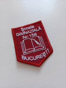 Matricola Scolara /Patch Textil /Patch brodat/Emblema Scolara