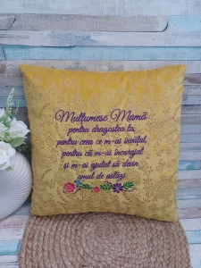 Perna Multumesc MAMA ,dimensiune 40x40 cm