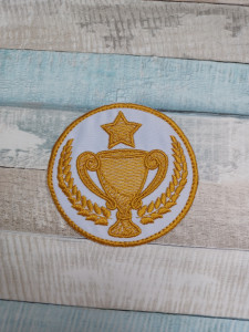 Petic textil / Patch brodat Clasa Campionilor - Img 2