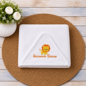 Prosop bebe cu gluga Leu 60x125cm