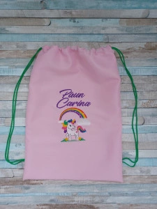 Saculet gradinita unicorn