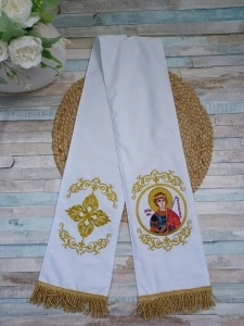 Semn pentru Sfanta Evanghelie 120×13cm Sfântul Mare Mucenic Gheorghe