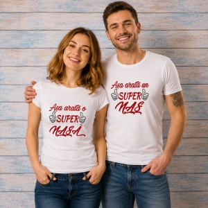 Set 2 tricouri Asa arata nasa/nas Super