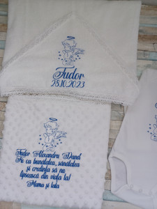 Set baita a doua zi -cadou Nou nascut-Ingeras
