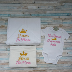 Set pentru baita de mir (baita de a 2 a zi)Princess ,3 piese
