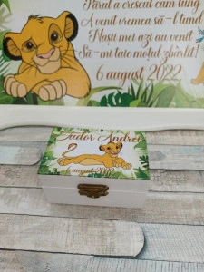 Set Tavita Mot Personalizata- Simba Regele Leu