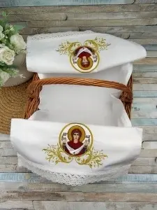 Stergar brodat pentru Maica Domnului