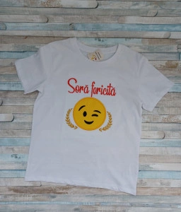 Tricou Emoticon Text