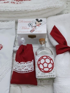 Trusou botez baiat Mickey Fotbal ,8 piese