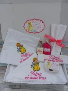 Trusou botez fetita Ingeras Roz Irina , 8 piese