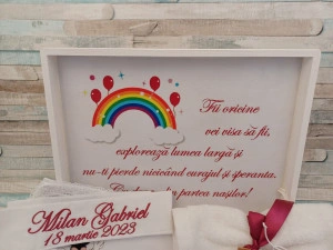 Trusou botez Mickey Fotbal ,8 piese visiniu
