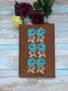 Agenda A5 personalizata Model traditional Bleu/Bej