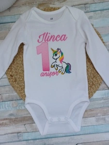 Body personalizat 1 an Unicorn II - Img 3