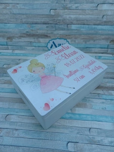  Cutie trusou din lemn pentru trusou  Zanuta Pink