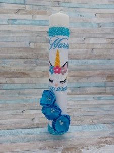 Lumanare botez Unicorn