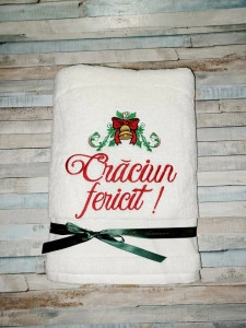 Prosop 70x140 cm Craciun fericit !