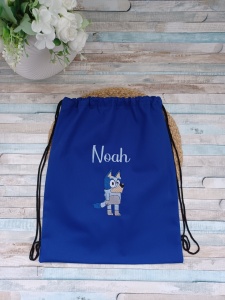 Rucsac gradinita/cresa personalizat Bluey Albastru