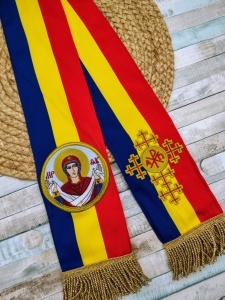 Semn pentru Sfanta Evanghelie Drapel Tricolor Romania Maica Domnului