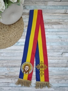 Semn pentru Sfanta Evanghelie Drapel Tricolor Romania Mantuitorul