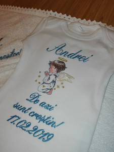 Set baita de a doua zi personalizat  - prosop si body