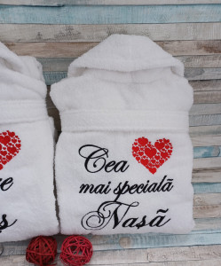 Set halate bumbac personalizate Nasa si Nasu