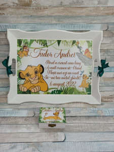 Set Tavita Mot Personalizata- Simba Regele Leu