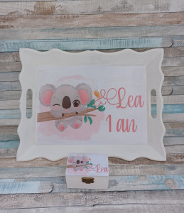 Set Tavita Mot Personalizata Ursulet Koala