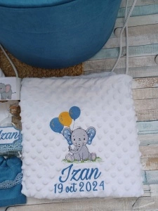 Set trusou botez Elefantel cu baloane,13 piese