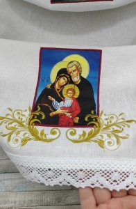 Stergar brodat pentru cos Sfinti - Img 3