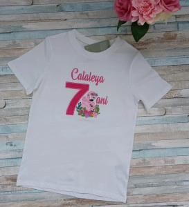 Tricou aniversar Flamingo