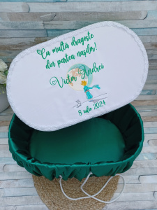 Trusou botez Micul Print verde