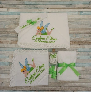 Trusou botez personalizat Clopotica ,8 piese
