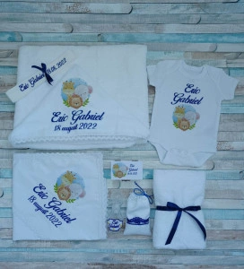 Trusou botez personalizat Safari ,10 piese