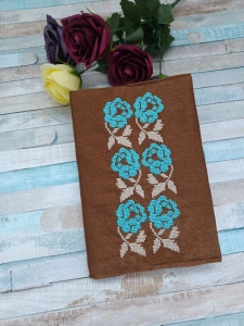 Agenda A5 personalizata Model traditional Bleu/Bej