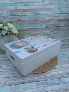 Cufar personalizat lemn Elefantel