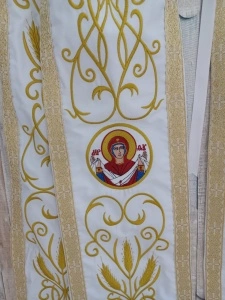 Paterite brodate Iisus Hristos si Maica Domnului