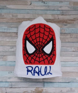 Prosop cu gluga Spiderman 70x140cm