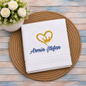 Prosop personalizat nume -Inima coroana