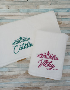 Set prosoape personalizate monograma