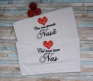 Set prosoape personalizate Nasi 