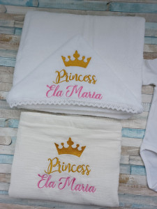 Set pentru baita de mir (baita de a 2 a zi)Princess ,3 piese 